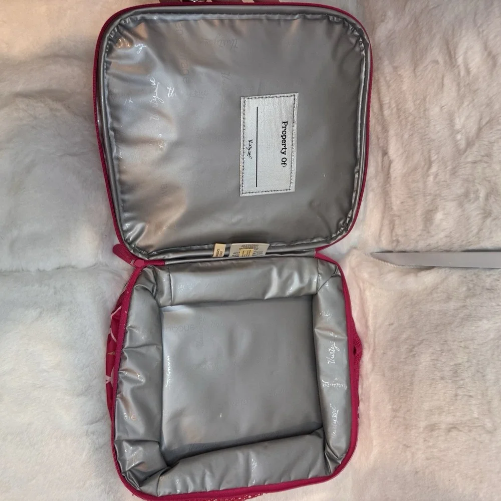 Thirty One Girls Unicorn Bundle ~ Thermal Lunch Box With Matching Cinch Sac Pink